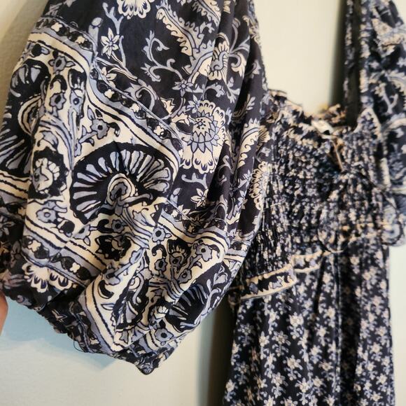 Sea New York $346 Jasper Mini Dress with Puff Sleeves size Medium - Picture 7 of 12